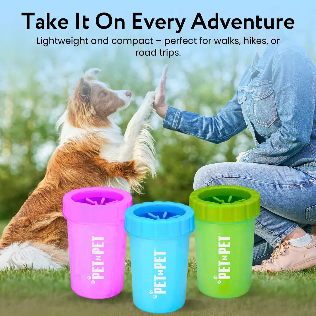 Pet N Pet Portable Dog Paw Washer and Cleaner, Muddy Paws Easy Cleaning Cup
