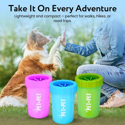 Pet N Pet Portable Dog Paw Washer and Cleaner, Muddy Paws Easy Cleaning Cup