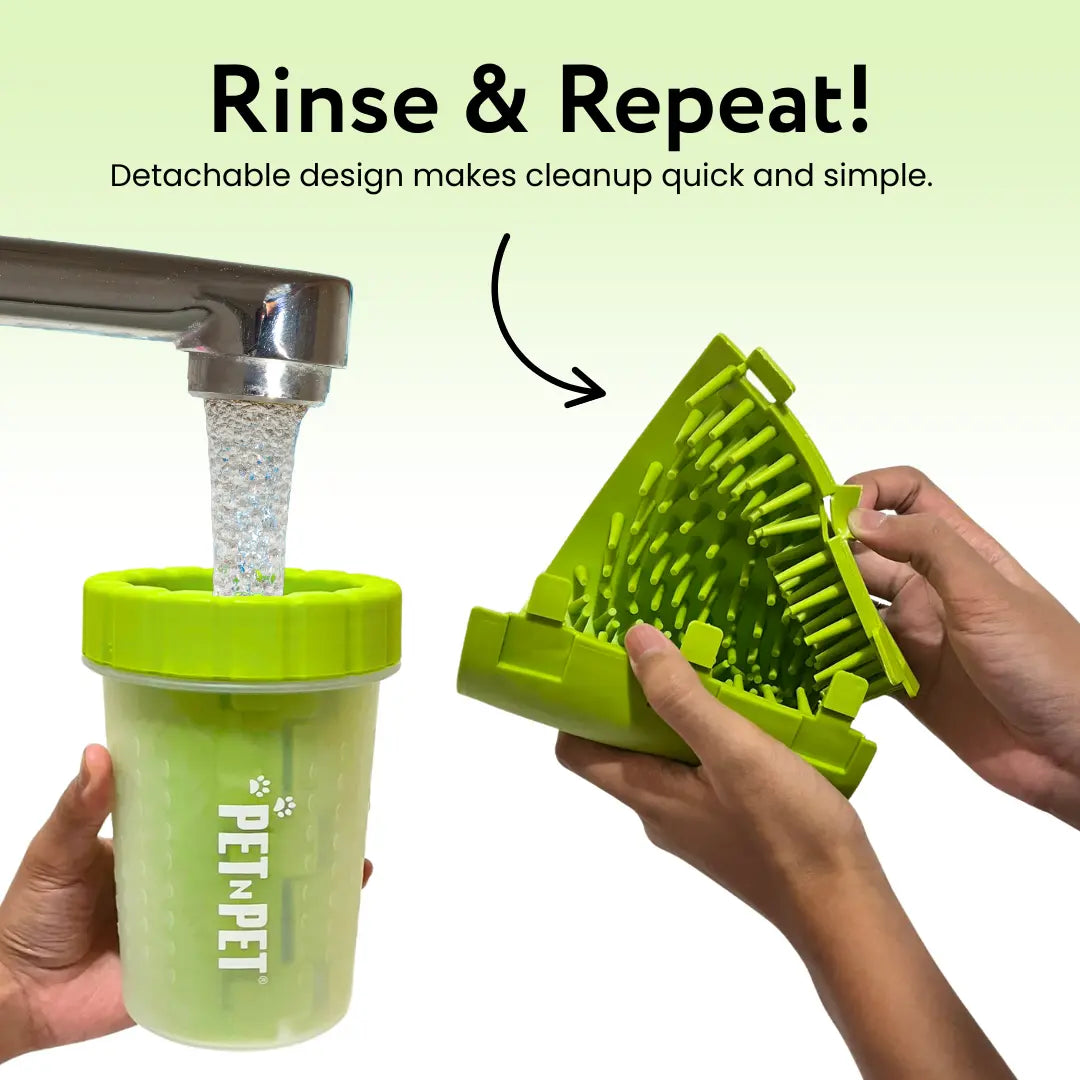 Pet N Pet Portable Dog Paw Washer and Cleaner, Muddy Paws Easy Cleaning Cup